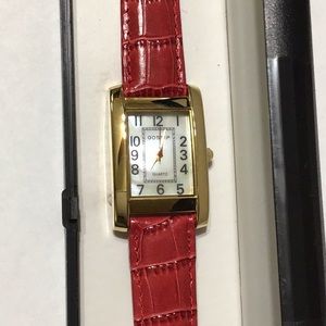 NWOT Croco Leather Watch